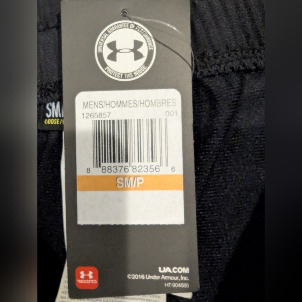 Under Armour ColdGear Tapered Athletic Pants, Black Mens Size Small New! - Picture 14 of 14